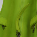 CHANEL Paris Biarritz Tote PM Tote Bag Canvas Green Neon Green CC Auth BSZ633-15