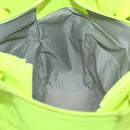 CHANEL Paris Biarritz Tote PM Tote Bag Canvas Green Neon Green CC Auth BSZ633-18