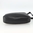 GUCCI Bamboo Shoulder Bag Leather 2way Black Gold 001 1577 Auth BSZ637-11