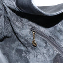 GUCCI Bamboo Shoulder Bag Leather 2way Black Gold 001 1577 Auth BSZ637-20