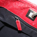 GUCCI GG Canvas Tote Bag Red Gold 002 1098 3444 Auth BSZ638-18