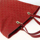 GUCCI GG Canvas Tote Bag Red Gold 002 1098 3444 Auth BSZ638-6