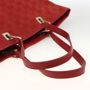 GUCCI GG Canvas Tote Bag Red Gold 002 1098 3444 Auth BSZ638-7