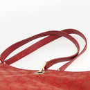 GUCCI GG Canvas Tote Bag Red Gold 002 1098 3444 Auth BSZ638-8
