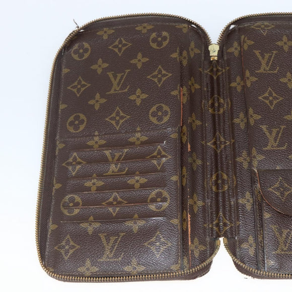 LOUIS VUITTON Monogram Organizer De Voyage Travel Case M60119 LV Auth BSZ639