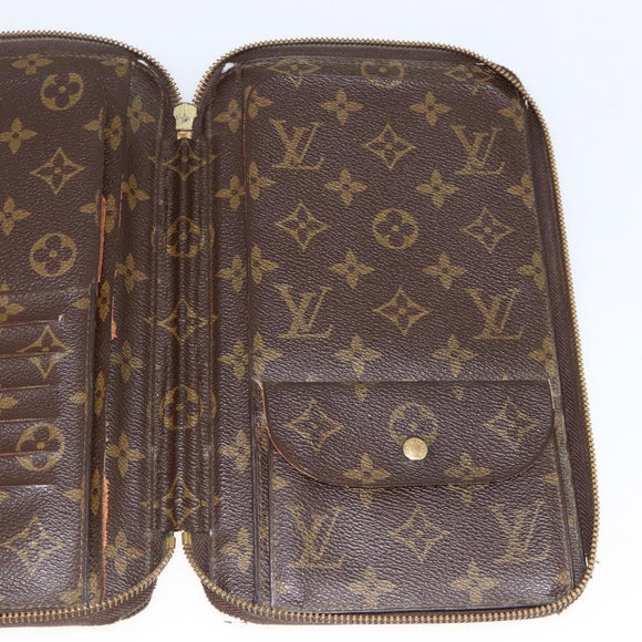 LOUIS VUITTON Monogram Organizer De Voyage Travel Case M60119 LV Auth BSZ639