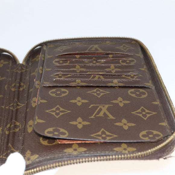 LOUIS VUITTON Monogram Organizer De Voyage Travel Case M60119 LV Auth BSZ639
