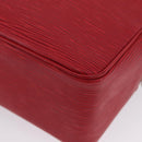 LOUIS VUITTON Epi Trousse Toilette 28 Clutch Bag Red LV Auth BSZ641-11