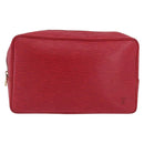 LOUIS VUITTON Epi Trousse Toilette 28 Clutch Bag Red LV Auth BSZ641-2