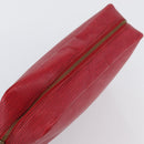 LOUIS VUITTON Epi Trousse Toilette 28 Clutch Bag Red LV Auth BSZ641-6