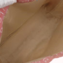 BVLGARI Logo Mania Hand Bag Canvas Pink Silver Auth BSZ642-18