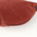 GUCCI Shoulder Bag Leather Red Gold 001 115 1206 Auth BSZ643-12