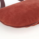 GUCCI Shoulder Bag Leather Red Gold 001 115 1206 Auth BSZ643-13