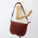 GUCCI Shoulder Bag Leather Red Gold 001 115 1206 Auth BSZ643-22