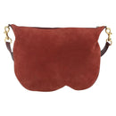 GUCCI Shoulder Bag Leather Red Gold 001 115 1206 Auth BSZ643-3