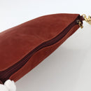 GUCCI Shoulder Bag Leather Red Gold 001 115 1206 Auth BSZ643-6