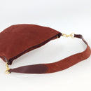 GUCCI Shoulder Bag Leather Red Gold 001 115 1206 Auth BSZ643-7