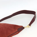 GUCCI Shoulder Bag Leather Red Gold 001 115 1206 Auth BSZ643-8