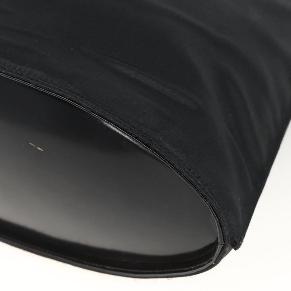 GUCCI Shoulder Bag Nylon Black Silver 001 2113 3010 Auth BSZ644