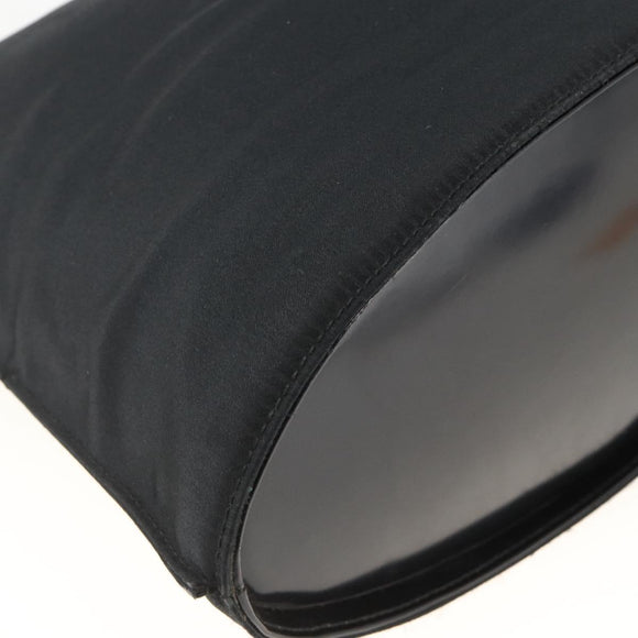 GUCCI Shoulder Bag Nylon Black Silver 001 2113 3010 Auth BSZ644