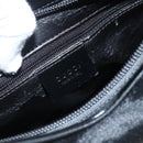 GUCCI Shoulder Bag Nylon Black Silver 001 2113 3010 Auth BSZ644-16