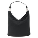 GUCCI Shoulder Bag Nylon Black Silver 001 2113 3010 Auth BSZ644-2