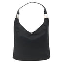 GUCCI Shoulder Bag Nylon Black Silver 001 2113 3010 Auth BSZ644-3