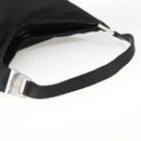 GUCCI Shoulder Bag Nylon Black Silver 001 2113 3010 Auth BSZ644-7