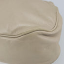 LOEWE Hand Bag Leather Beige Gold Auth LNZ103-14
