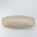 LOEWE Hand Bag Leather Beige Gold Auth LNZ103-5