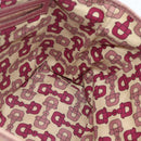 GUCCI GG Canvas Sherry Line Tote Bag Beige Gold 137995 Auth BSZ646-17