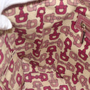 GUCCI GG Canvas Sherry Line Tote Bag Beige Gold 137995 Auth BSZ646-18