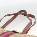 GUCCI GG Canvas Sherry Line Tote Bag Beige Gold 137995 Auth BSZ646-8