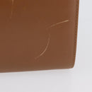 Salvatore Ferragamo Gancini Shoulder Bag Leather Beige Gold Auth BSZ647-4