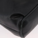 BALLY Shoulder Bag Leather Black Gold Auth BSZ651-12