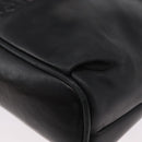 BALLY Shoulder Bag Leather Black Gold Auth BSZ651-13