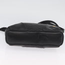 BALLY Shoulder Bag Leather Black Gold Auth BSZ651-9