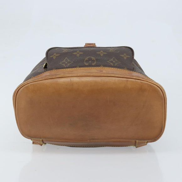 LOUIS VUITTON Monogram Montsouris MM Rucksack M51136 LV Auth BSZ653