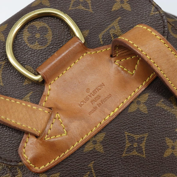 LOUIS VUITTON Monogram Montsouris MM Rucksack M51136 LV Auth BSZ653