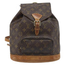 LOUIS VUITTON Monogram Montsouris MM Rucksack M51136 LV Auth BSZ653-13