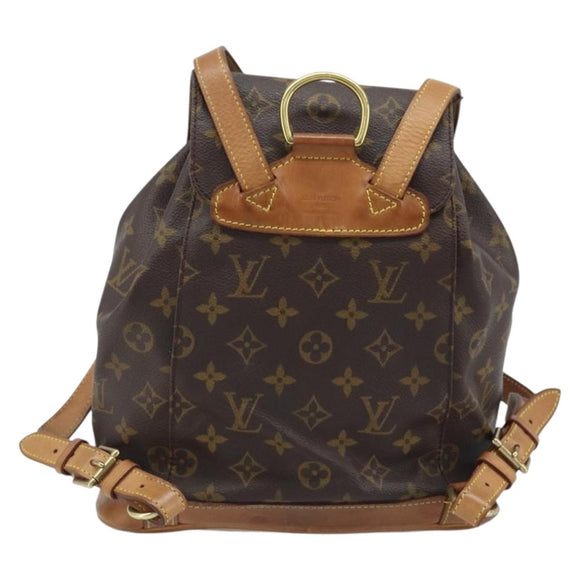 LOUIS VUITTON Monogram Montsouris MM Rucksack M51136 LV Auth BSZ653