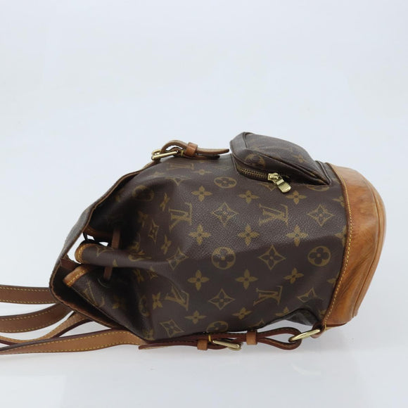 LOUIS VUITTON Monogram Montsouris MM Rucksack M51136 LV Auth BSZ653
