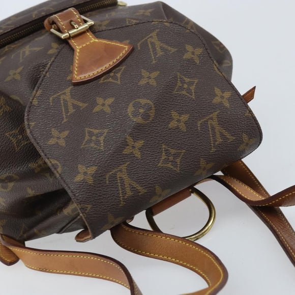 LOUIS VUITTON Monogram Montsouris MM Rucksack M51136 LV Auth BSZ653