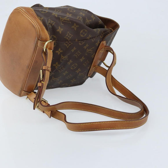 LOUIS VUITTON Monogram Montsouris MM Rucksack M51136 LV Auth BSZ653