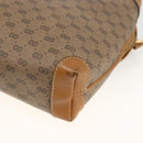 GUCCI Micro GG Supreme Shoulder Bag PVC Beige Gold 007 115 0093 Auth BSZ654-10