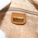 GUCCI Micro GG Supreme Shoulder Bag PVC Beige Gold 007 115 0093 Auth BSZ654-15