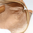 GUCCI Micro GG Supreme Shoulder Bag PVC Beige Gold 007 115 0093 Auth BSZ654-17