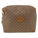 GUCCI Micro GG Supreme Shoulder Bag PVC Beige Gold 007 115 0093 Auth BSZ654-2