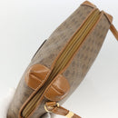 GUCCI Micro GG Supreme Shoulder Bag PVC Beige Gold 007 115 0093 Auth BSZ654-6