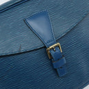 LOUIS VUITTON Epi Jeune Fille MM Shoulder Bag Toledo Blue M52155 LV Auth LNZ104-19